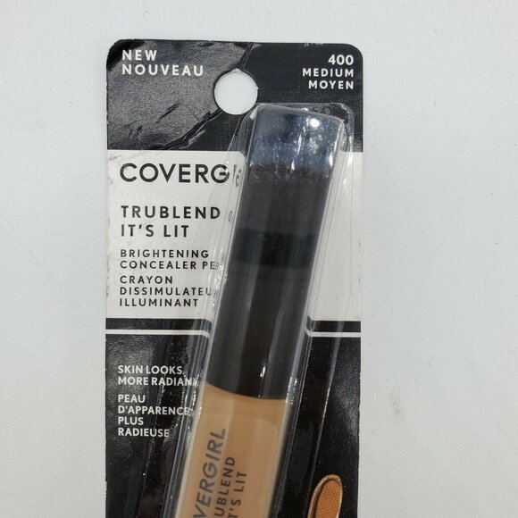 COVERGIRL TRUBLEND IT'S LIT BRIGHTENING CONCEALER PEN ~ #400 MEDIUM‎ - NEW - Picture 3 of 4